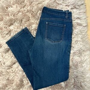 Gloria Vanderbilt Dark Blue Straight Leg Jeans
